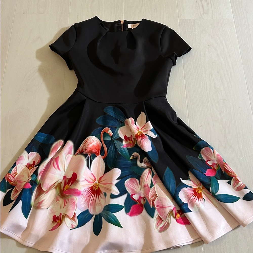Ted Baker of London Flamingo Floral Dress